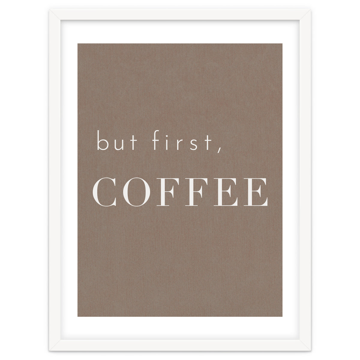 But First, Coffee Brown