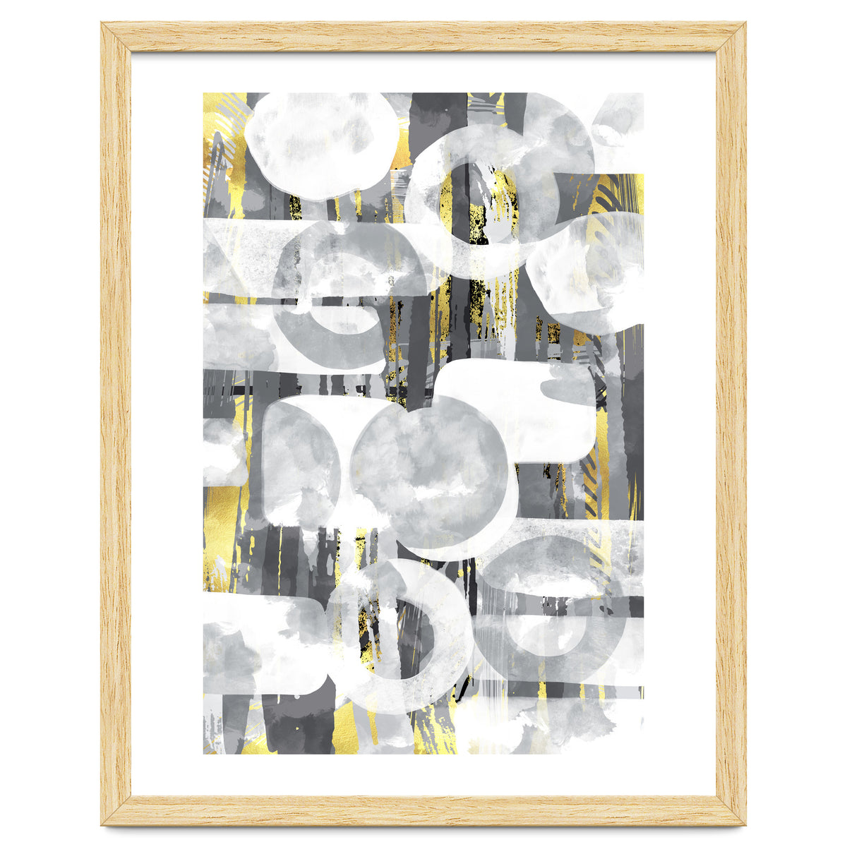 Abstract Painting No. 58 | Play with shapes and colors