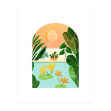 Lily Pond Landscape (Print Only) thumbnail