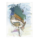 Yacht painting art watercolor (Print Only) thumbnail