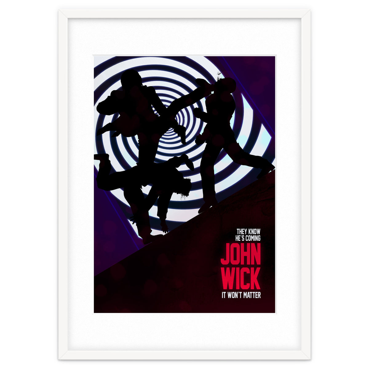 John Wick Minimal Movie Poster