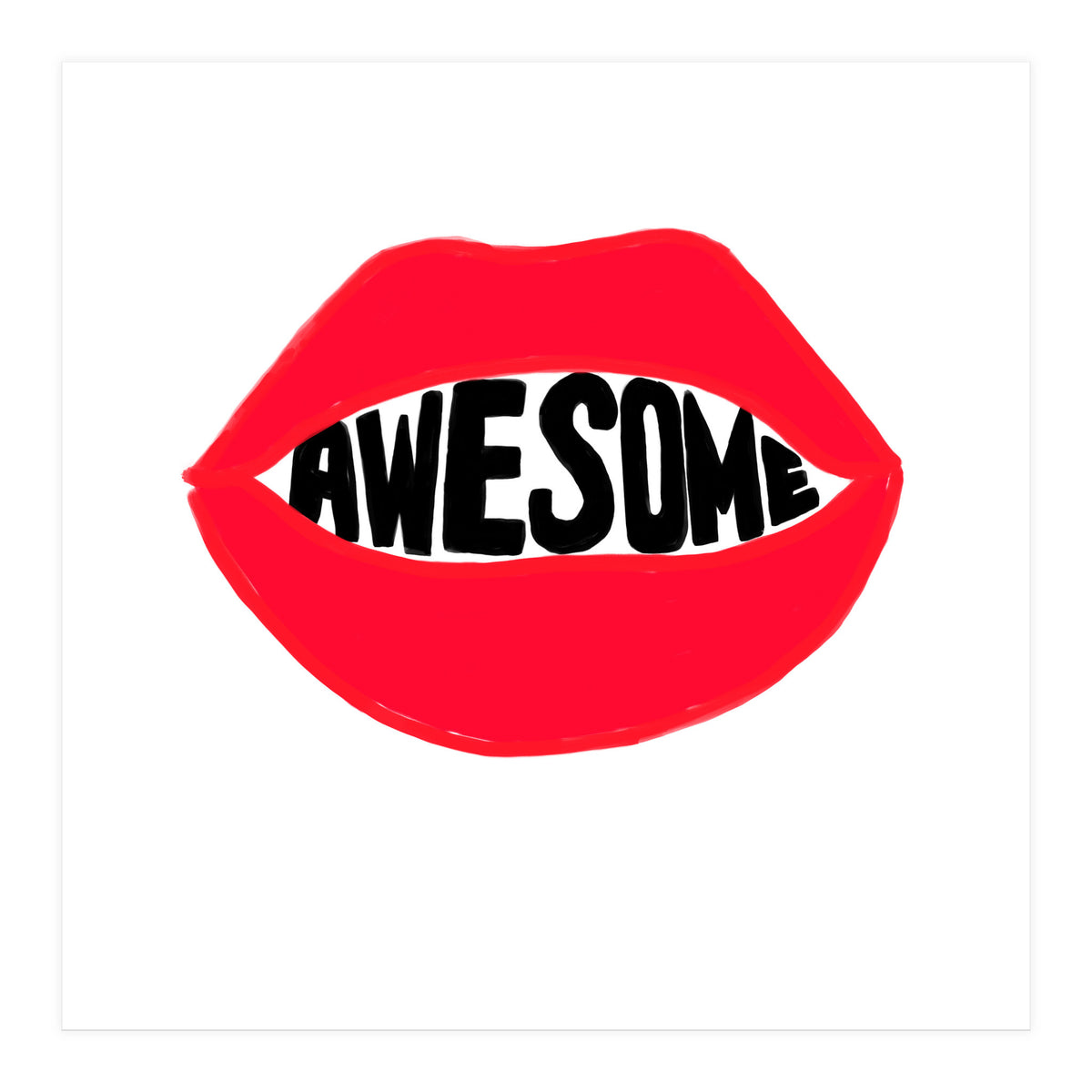 Say Awesome (Print Only)