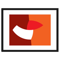 Geometric Shapes No. 66 - orange & reds