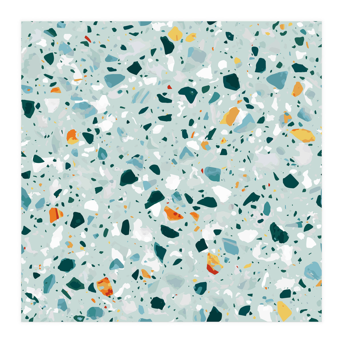 Mint Terrazzo (Print Only)