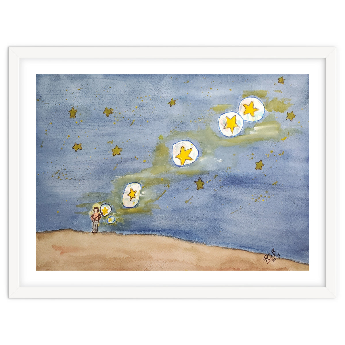 He Dipped the Bubble Wand, Waved his Arm, and Filled the Sky With Stars