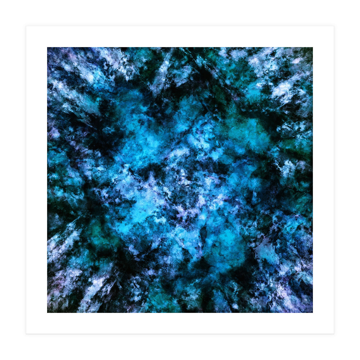 Blue Burst (Print Only)