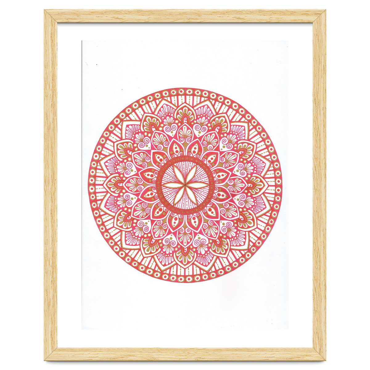 Red & Gold Mandala