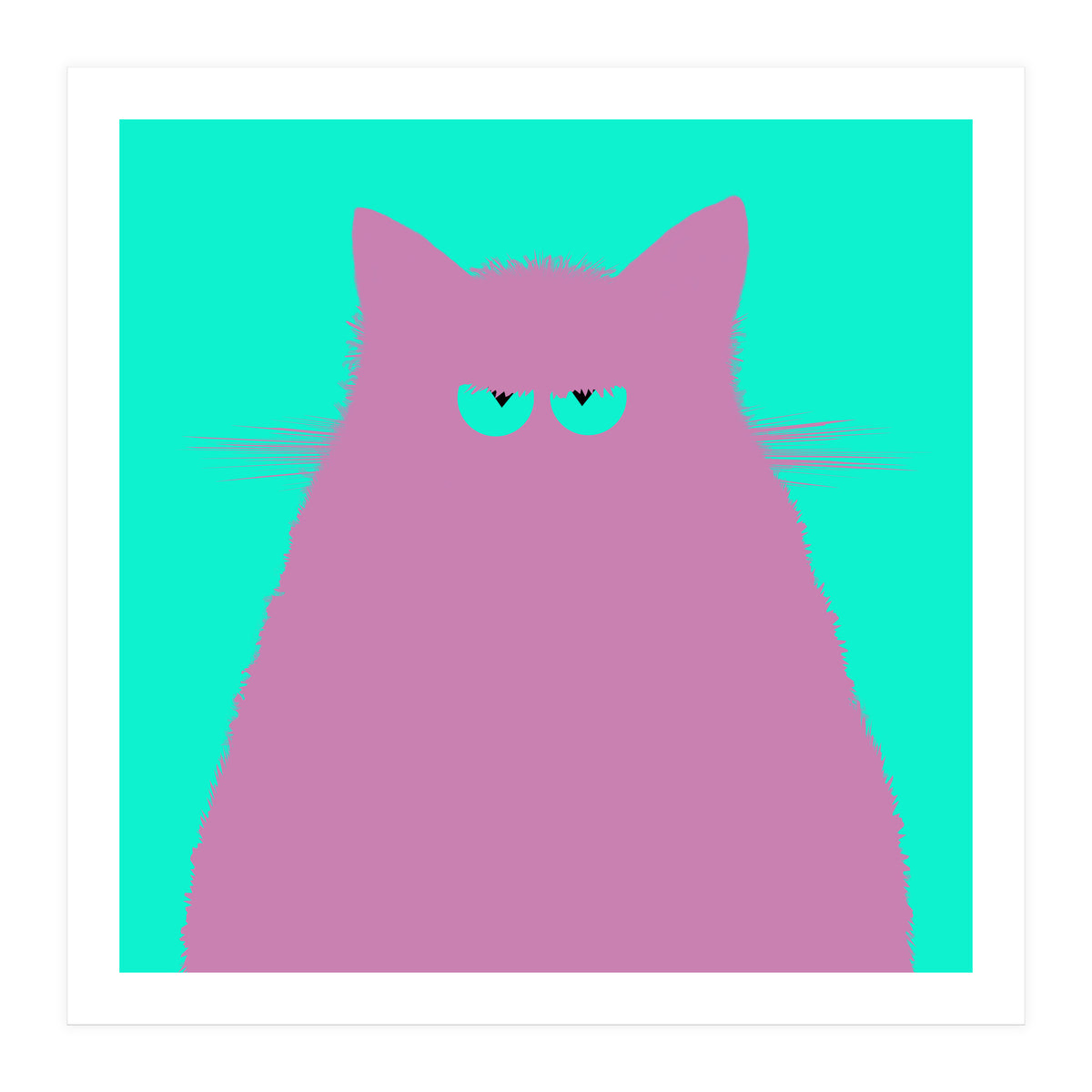 Lilac Cat  (Print Only)