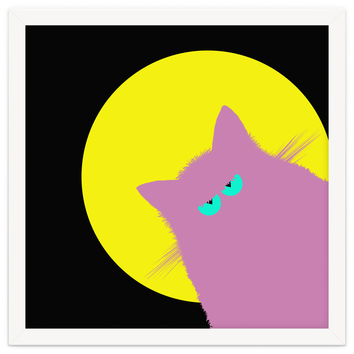 Full Moon Lilac Cat