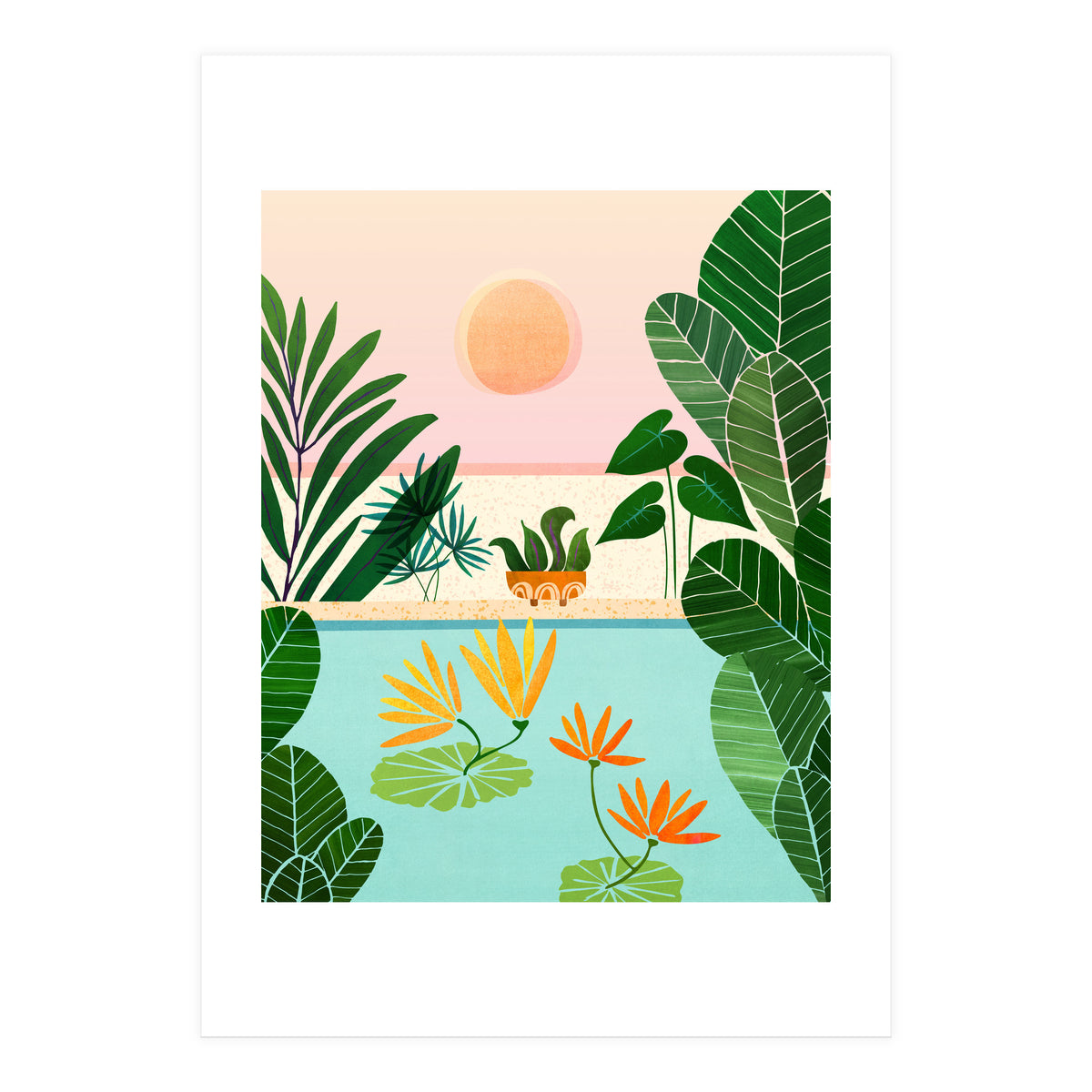 Shangri La Sunrise (Print Only)