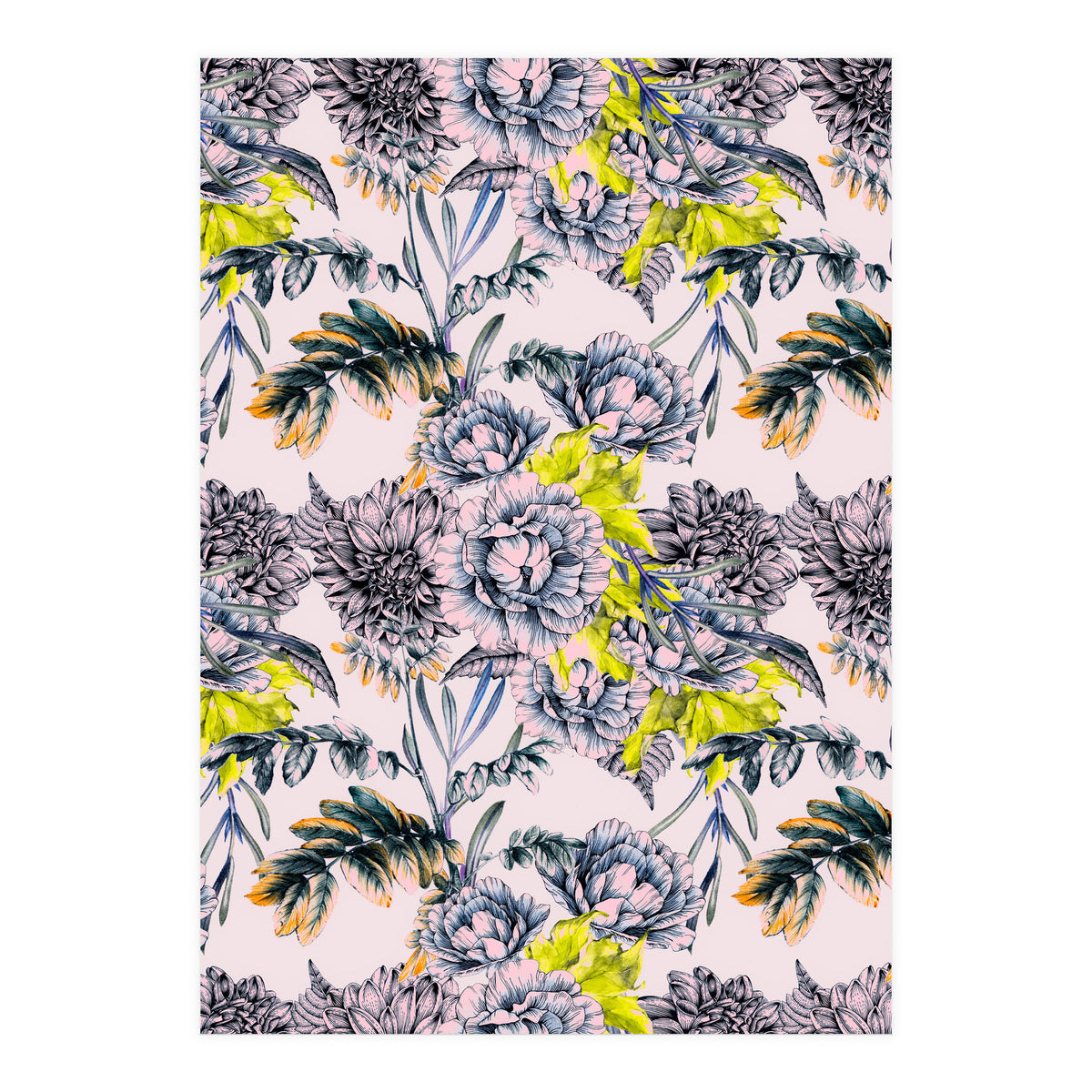 Flowering blooming in pink  (Print Only)