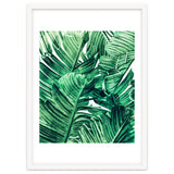 Tropical State of Mind | Watercolor Palm Banana Leaves Painting | Botanical Jungle Bohemian Plants thumbnail