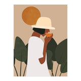 Boho Chic Woman at Park (Print Only) thumbnail