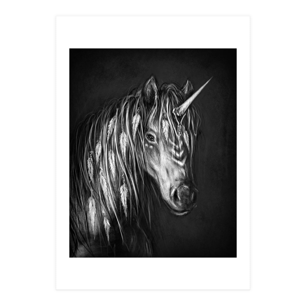 Gothic Unicorn (Print Only)