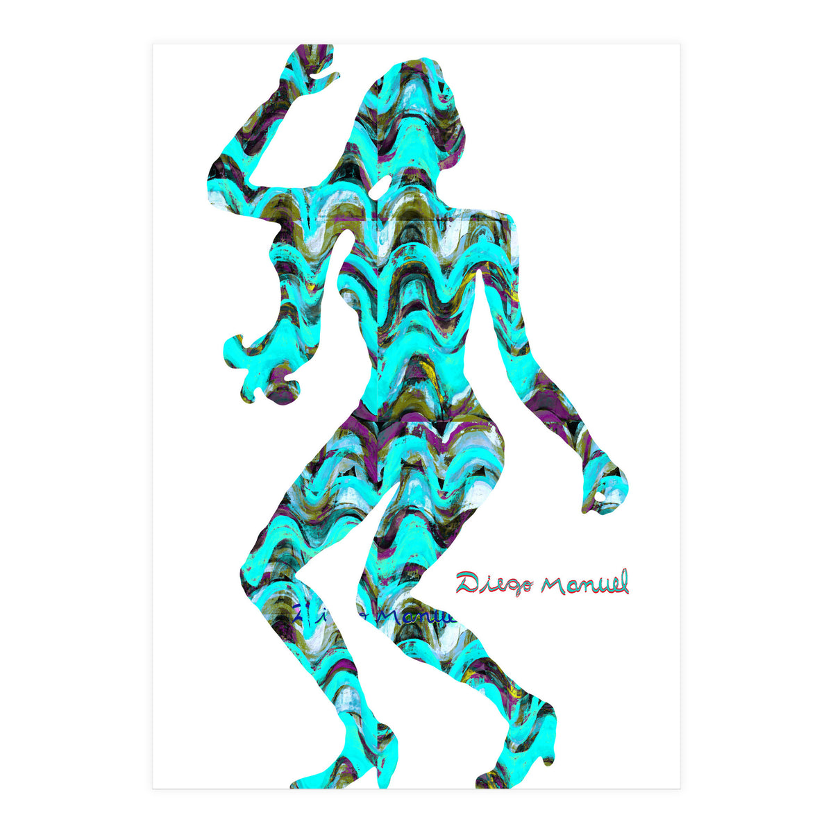 Dance Girl B 12  (Print Only)