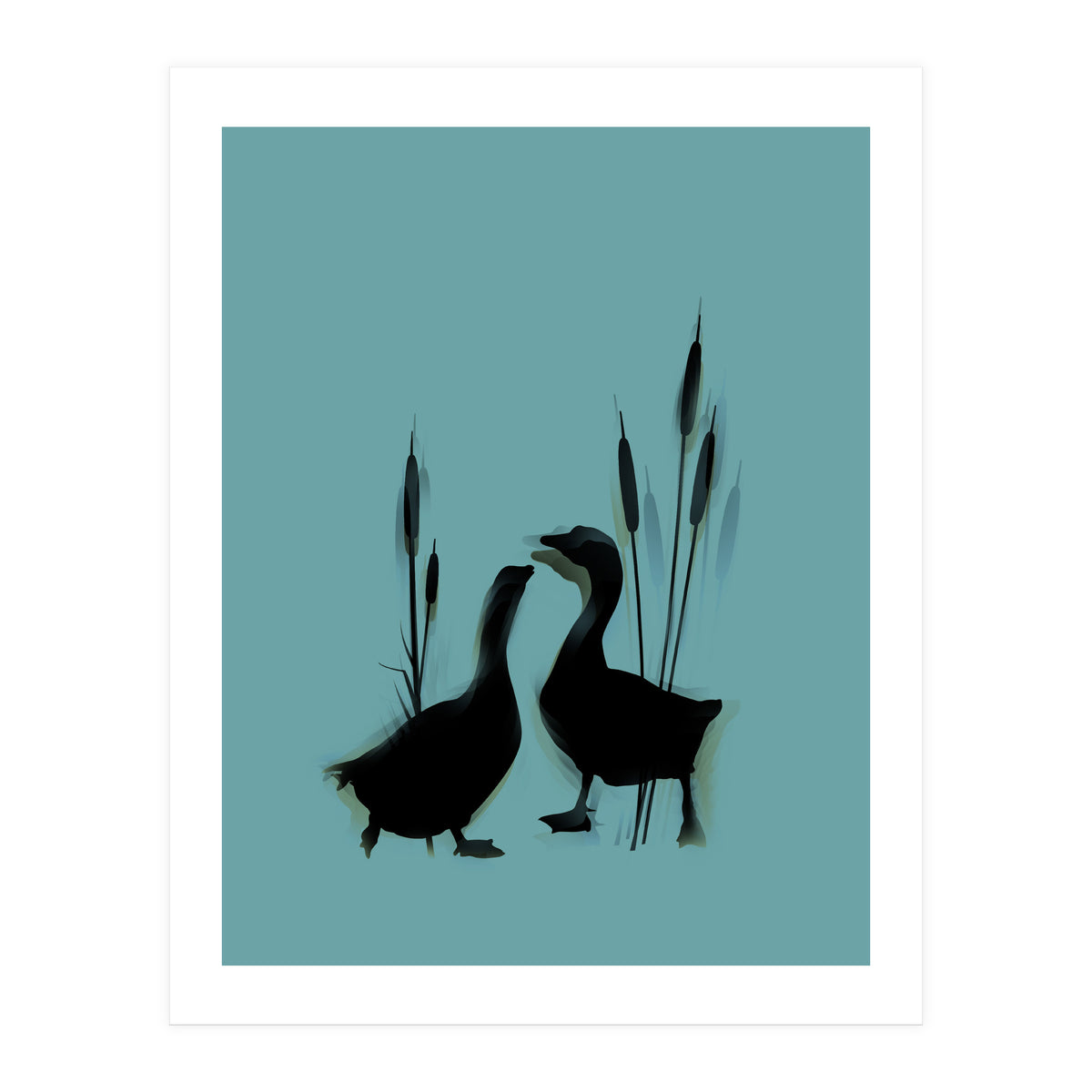 Geese lovers (Print Only)