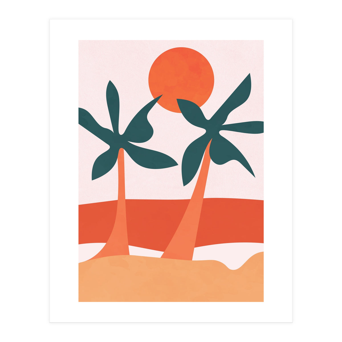 Beach Scandi Artwork (Print Only)