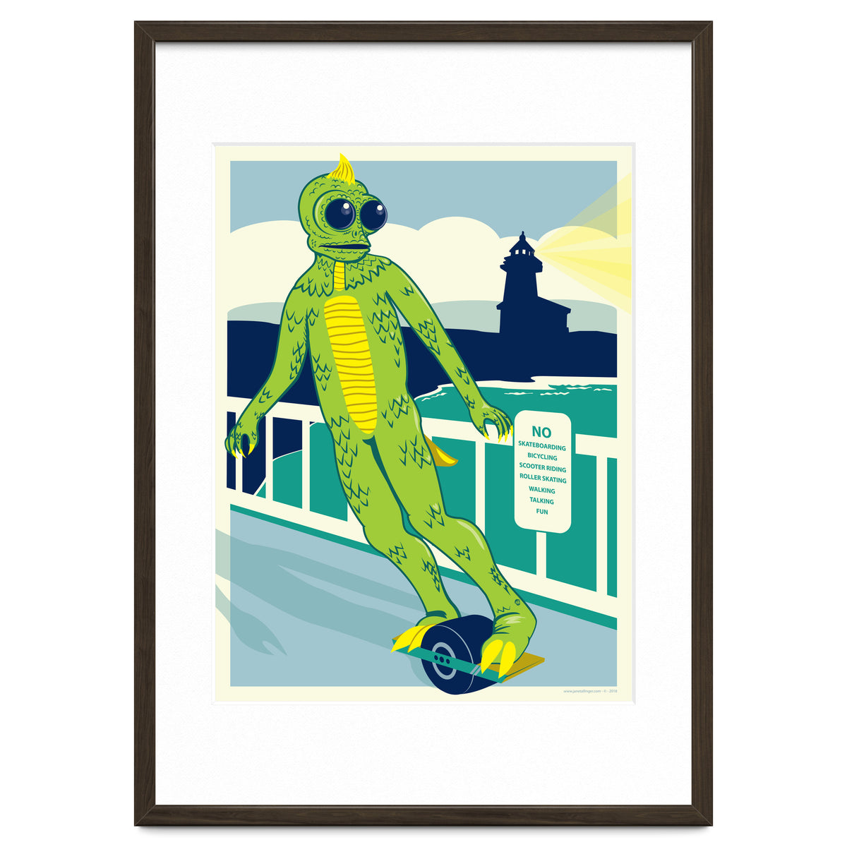 Sleezstak riding One Wheel