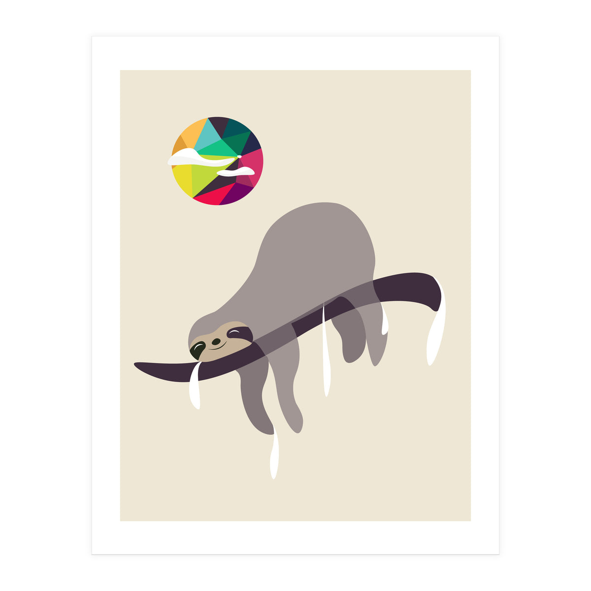 "Sleeping Beauty...Sloth“ (Print Only)