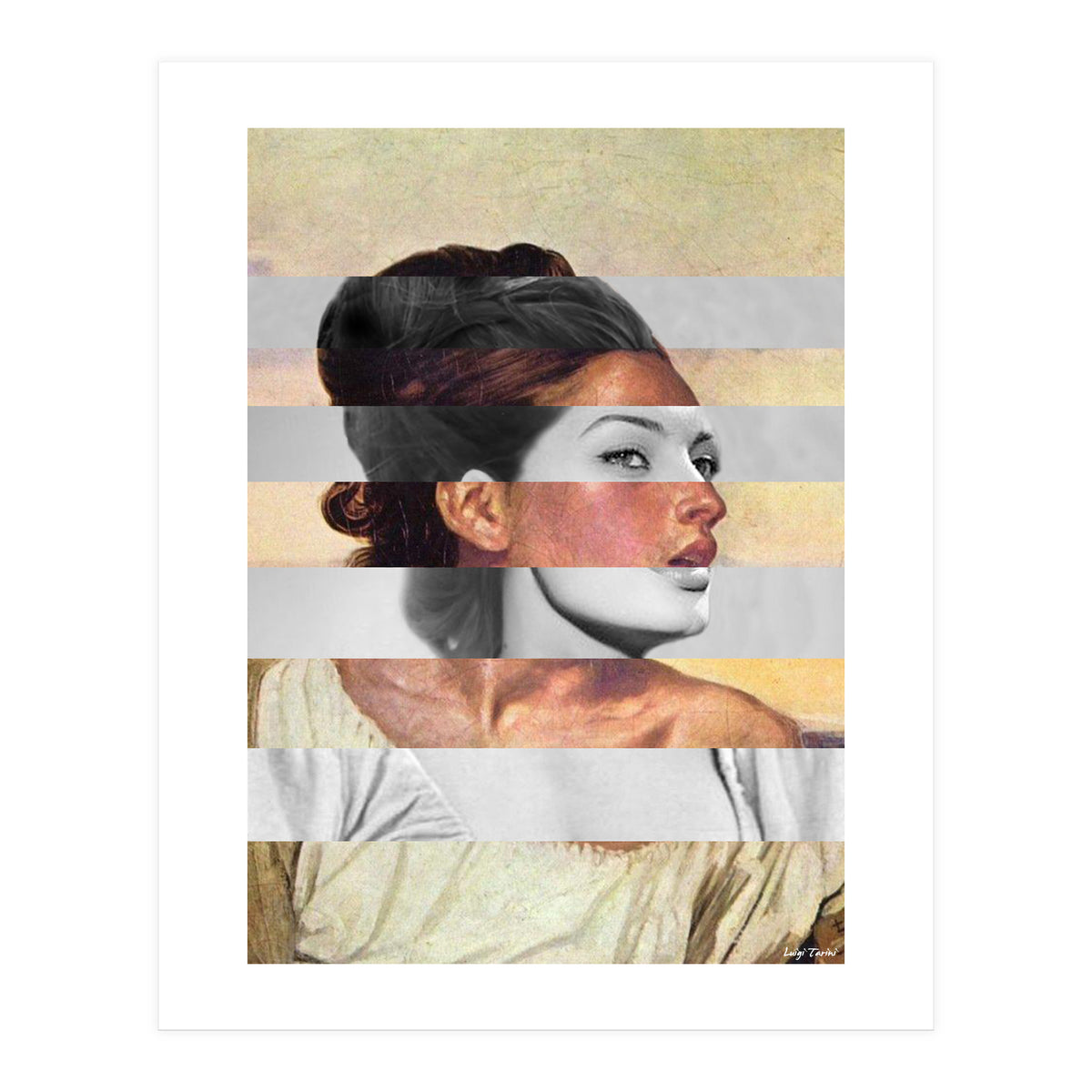 Delacroix's Orphan Girl At The Cemetery & Sophia Loren (Print Only)