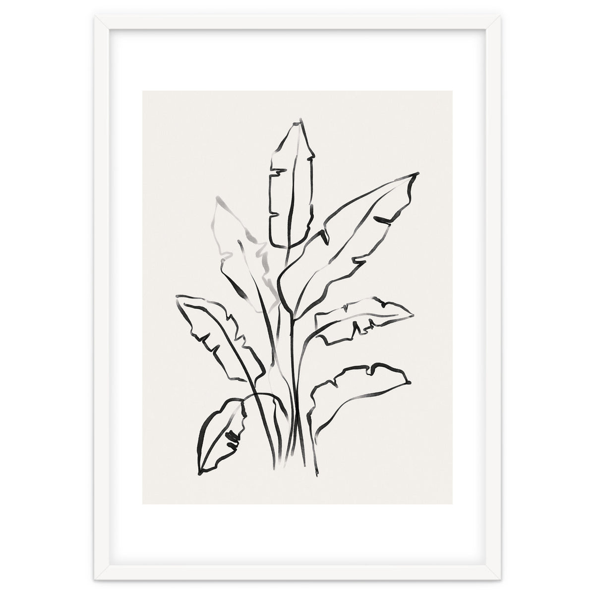 Banana Leafs Drawing