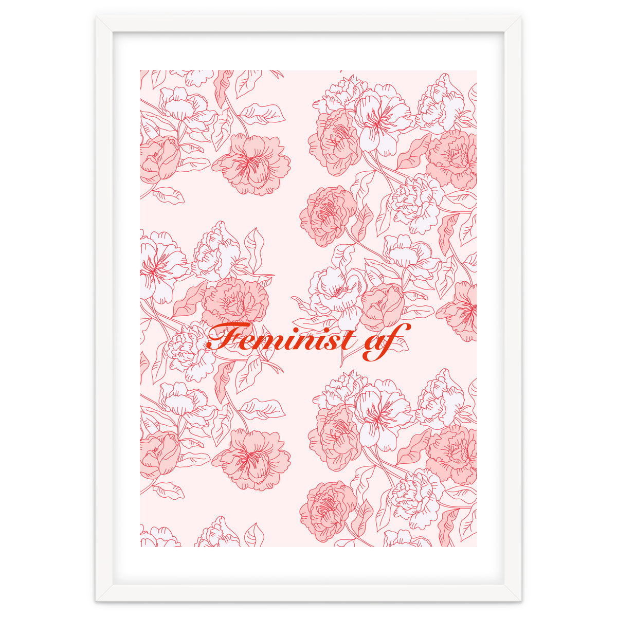 Flowers Feminist Millenialprint