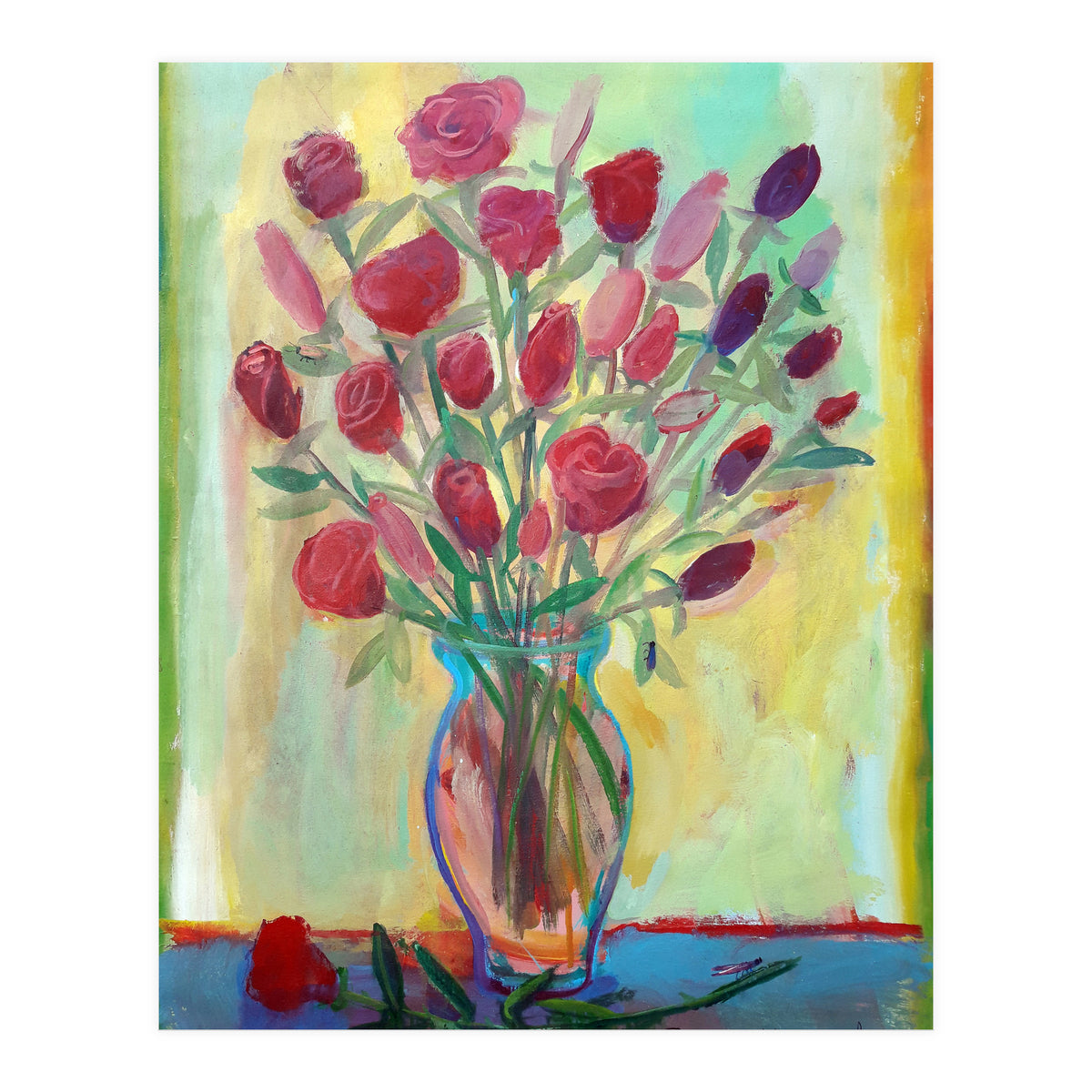 Flores Rojas 4 (Print Only)