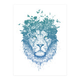 Floral Lion (Print Only) thumbnail