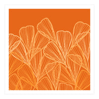 Coastal Orange Flora (Print Only)