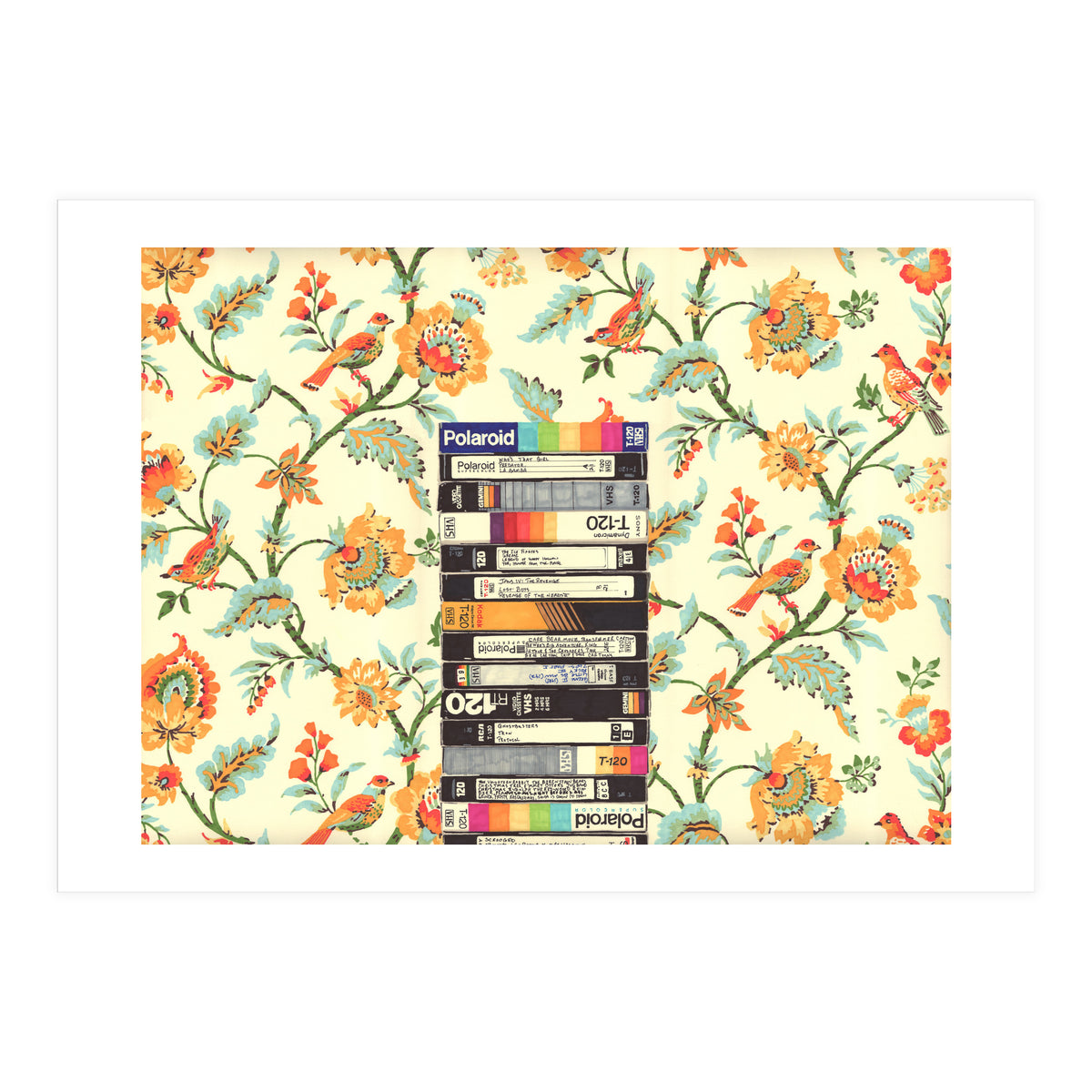 VHS & Entry Hall Wallpaper (Print Only)