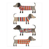 Sausage Dogs In Sweaters (Print Only) thumbnail