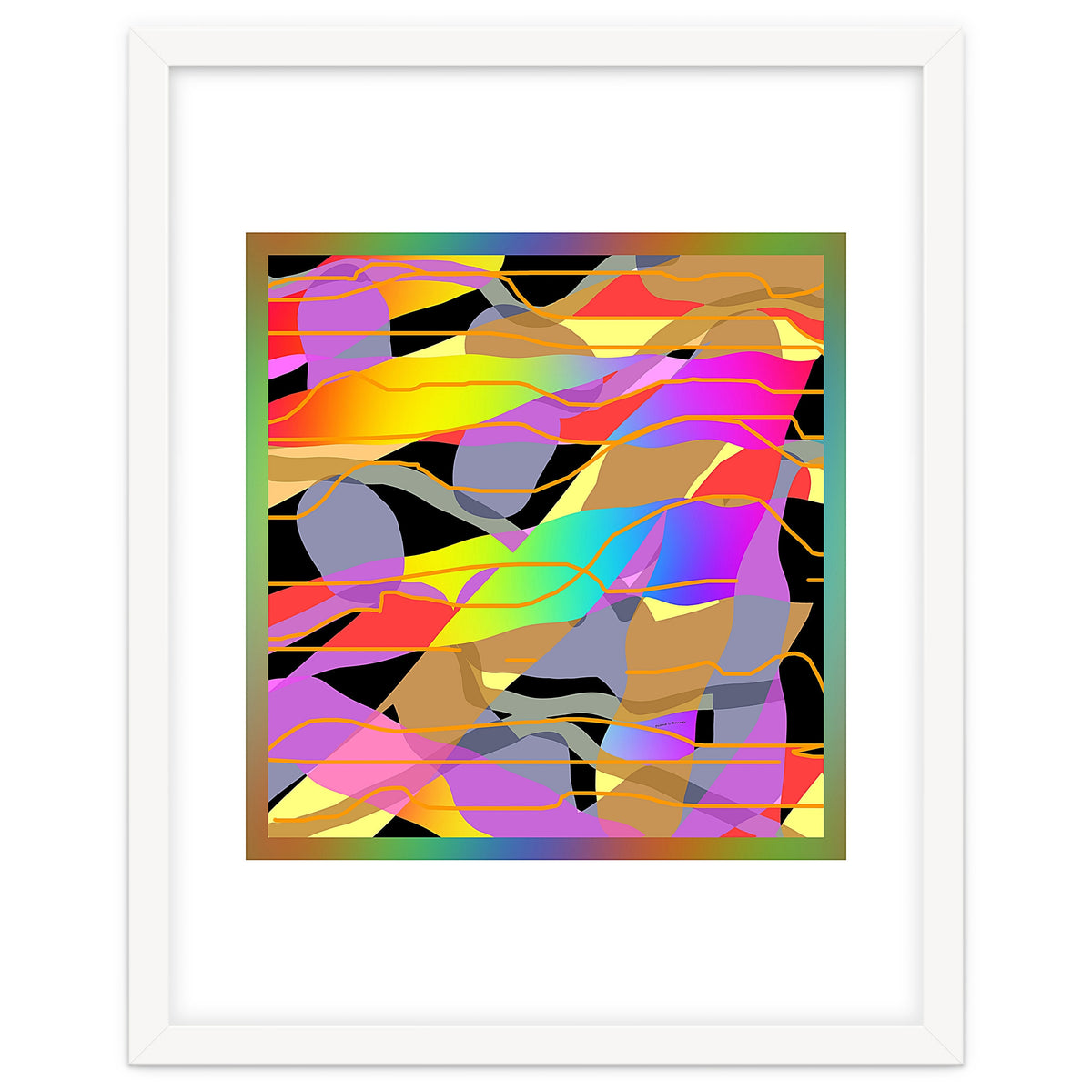 ABSTRACT COLOR BANDS