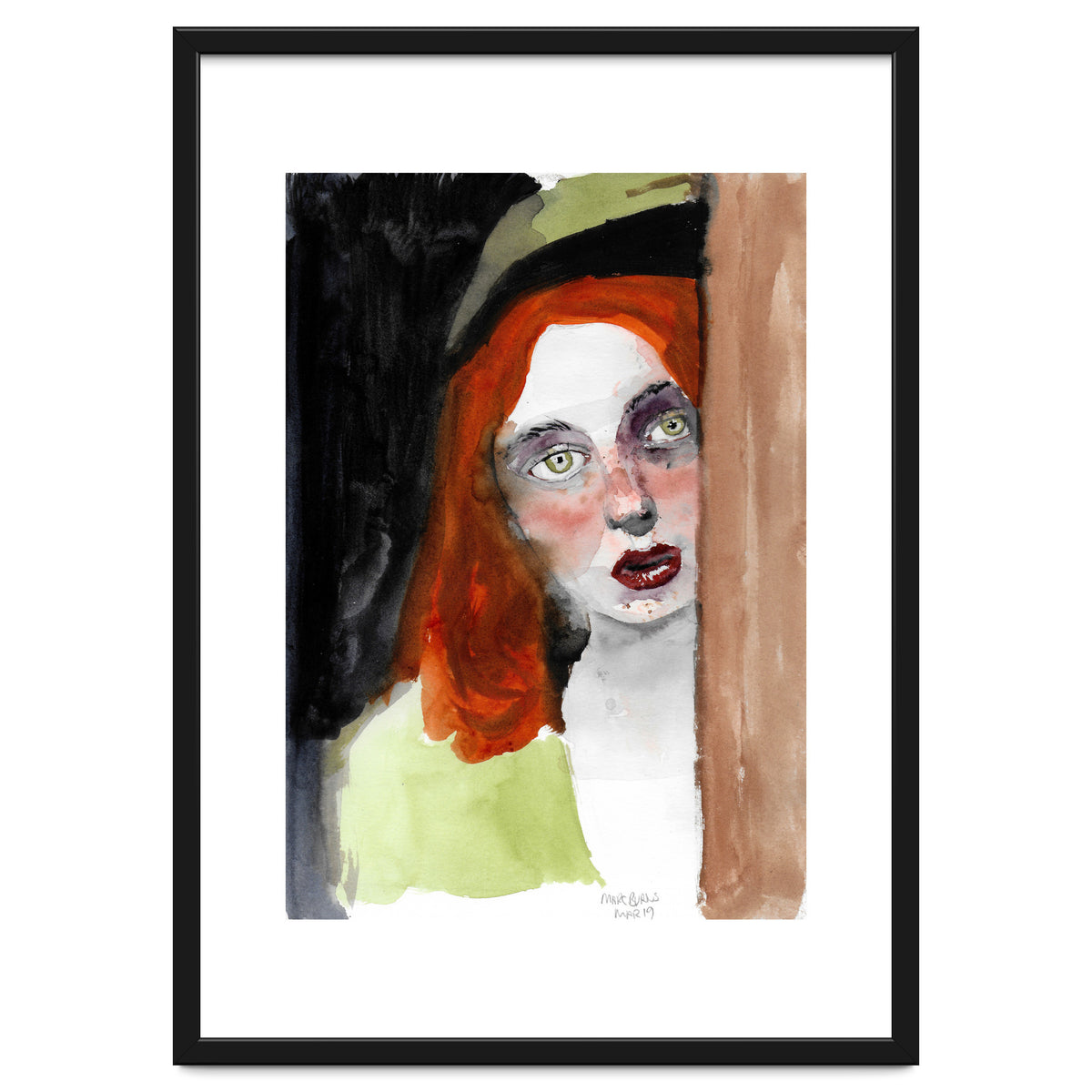 Untitled #017 - Woman with red hair