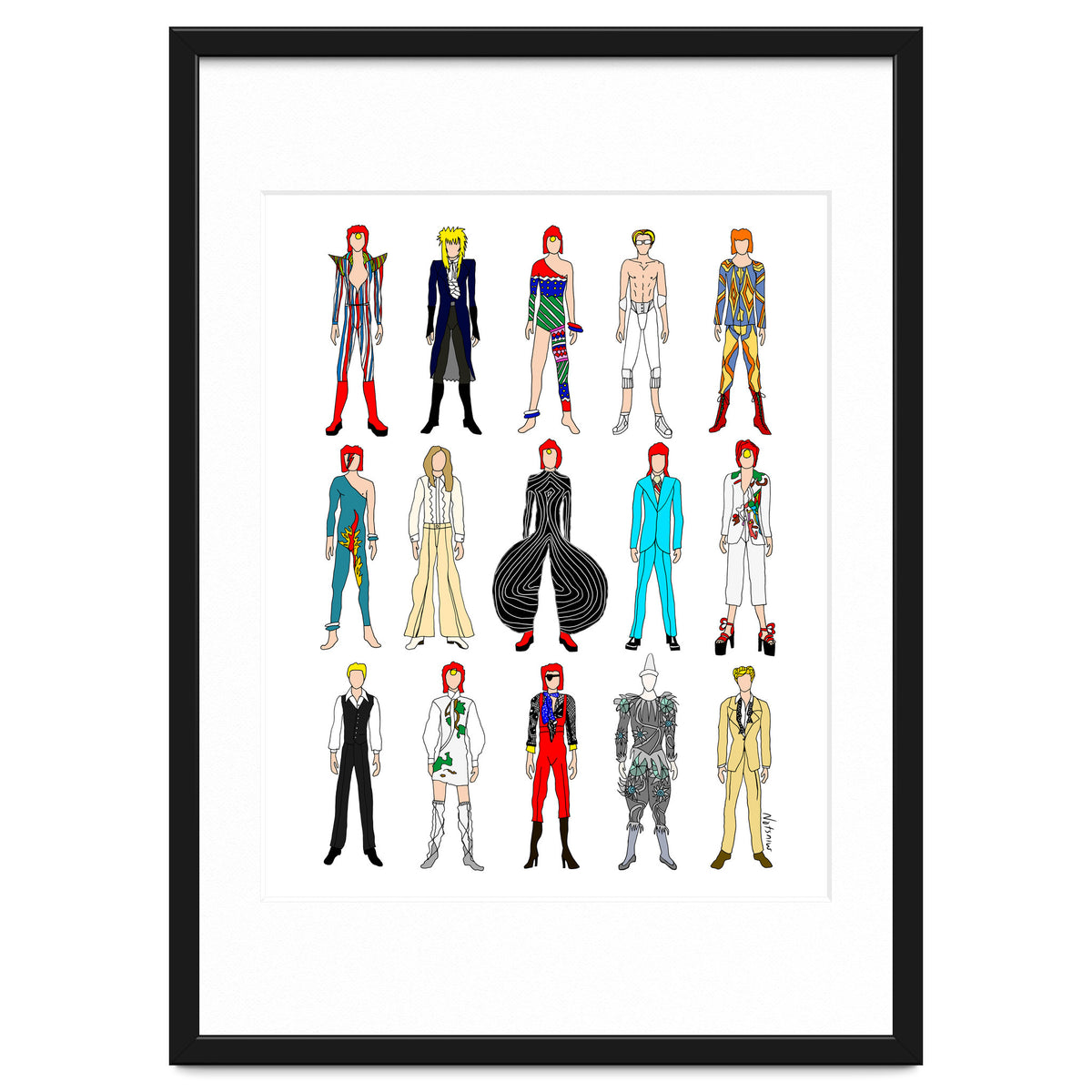 Outfits of Bowie Fashion