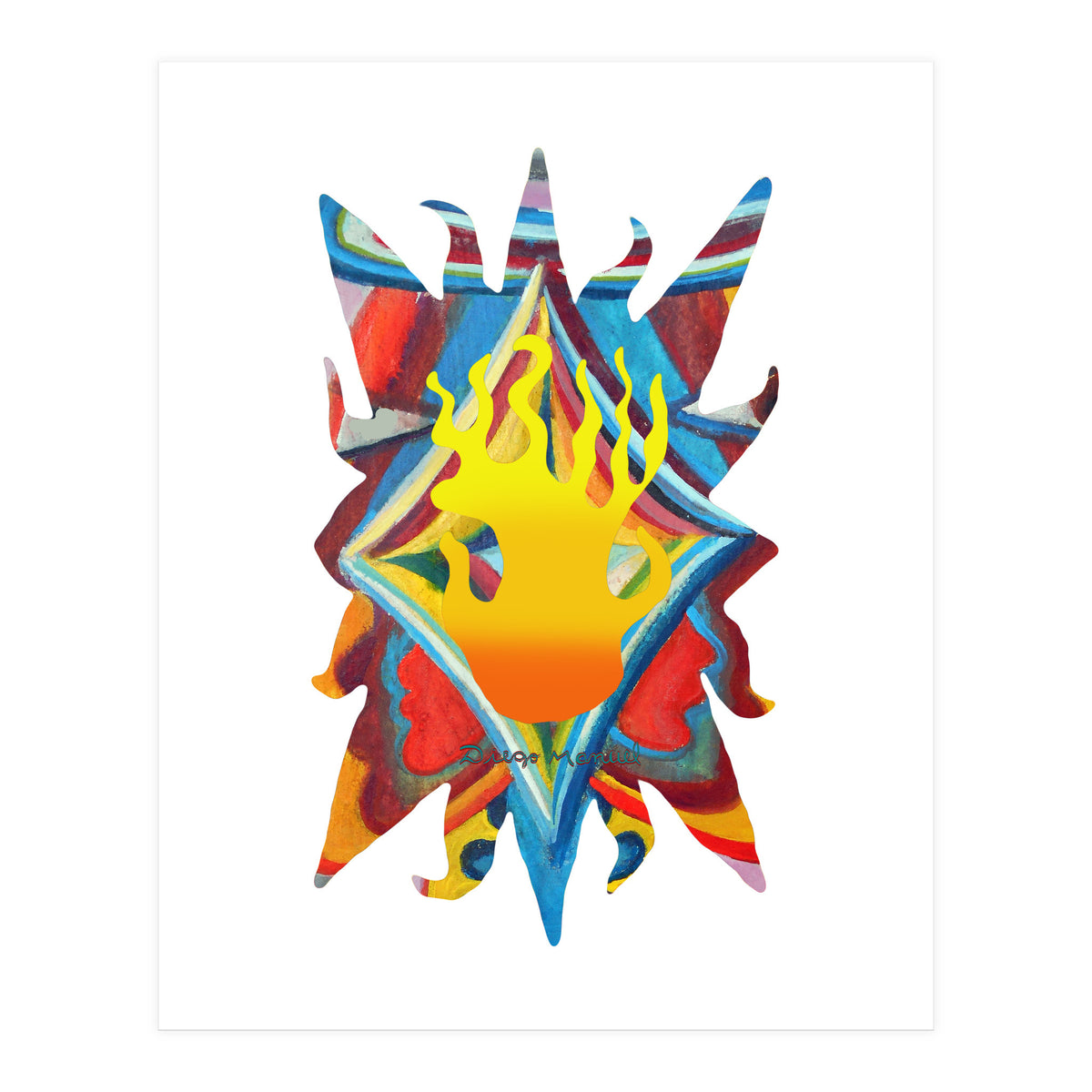 Fuego 13 Copia (Print Only)