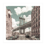 NEW YORK CITY Manhattan Bridge | urban vintage style (Print Only) thumbnail