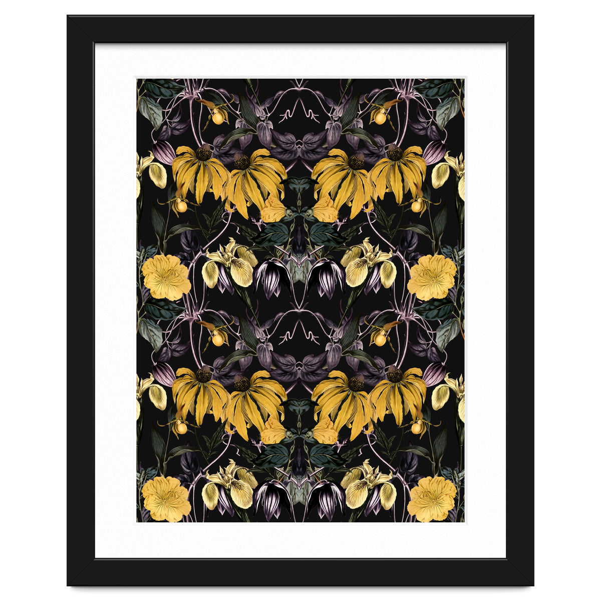 Nocturnal botanical garden kaleidoscope