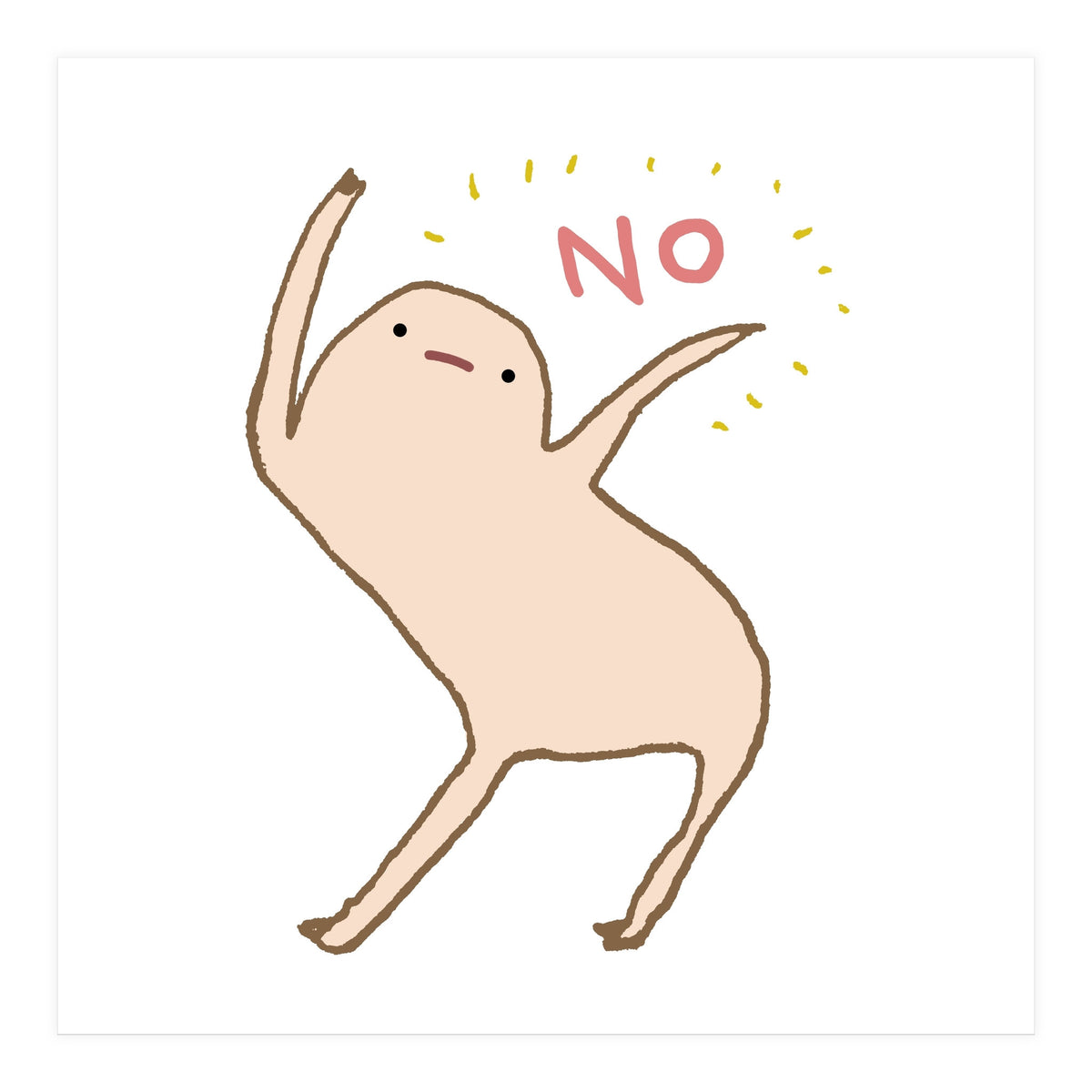 Honest Blob Says No (Print Only)