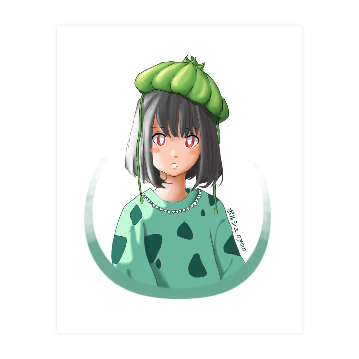 Porkitou: Human Bulbasaur (Print Only)