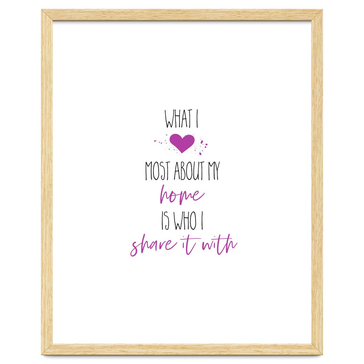 What I love most about my home