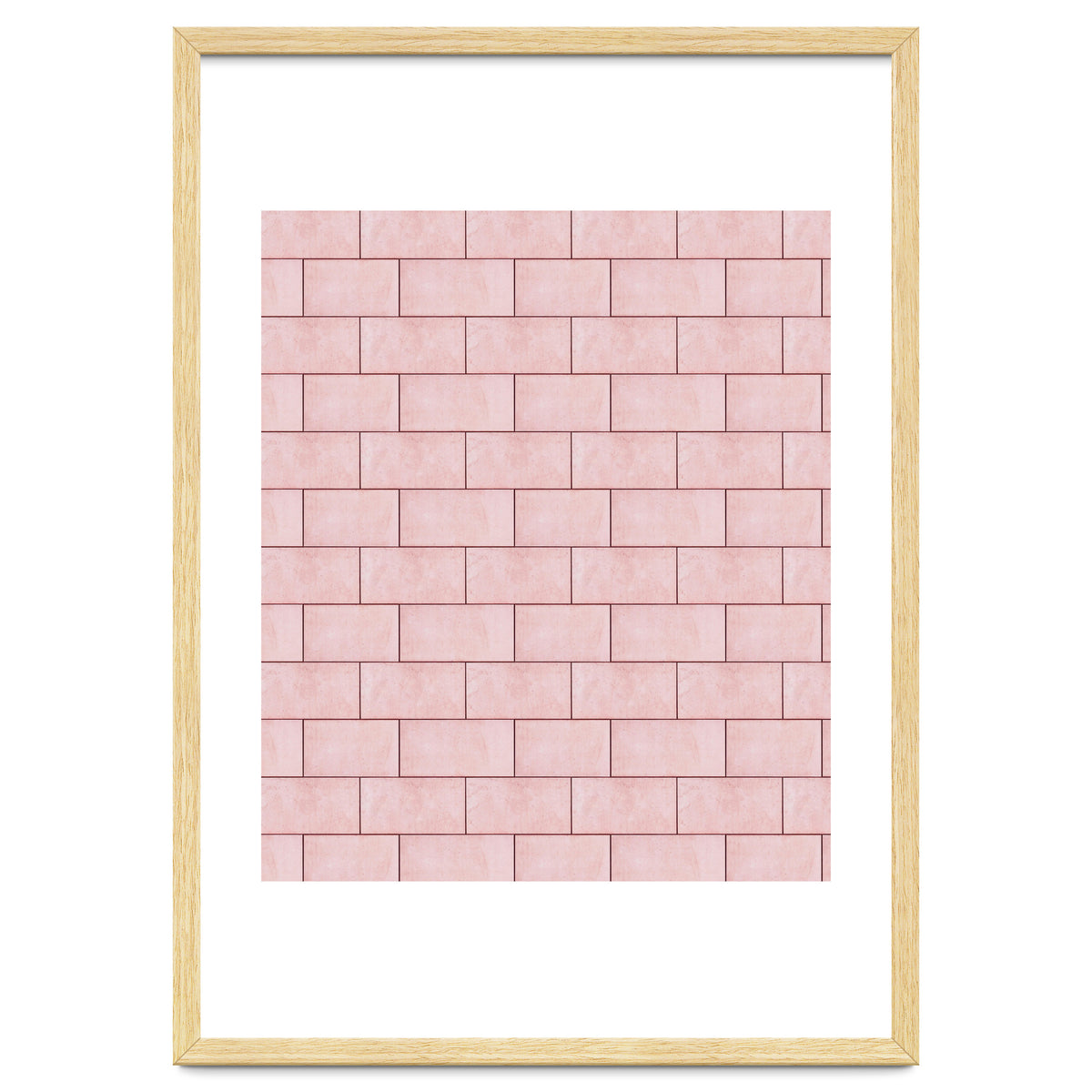 Blush Brick Imperfection