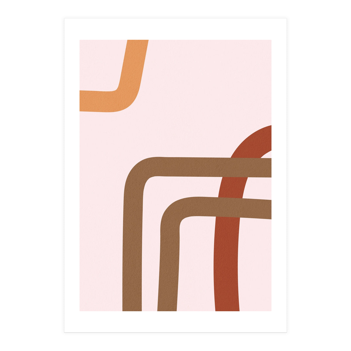 Abstract Colorful Line Art II (Print Only)