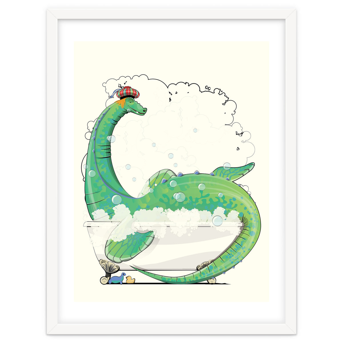 Loch Ness Monster in the Bath, Funny Bathroom Humour