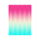 Chevron pink and blue (Print Only) thumbnail