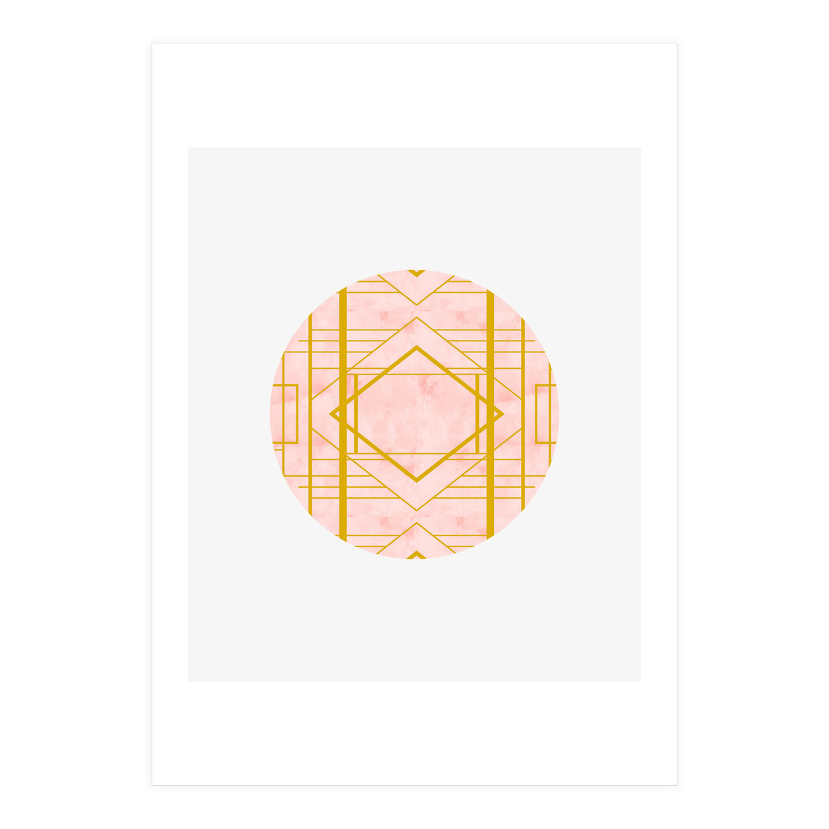 Art Deco Blush (Print Only)