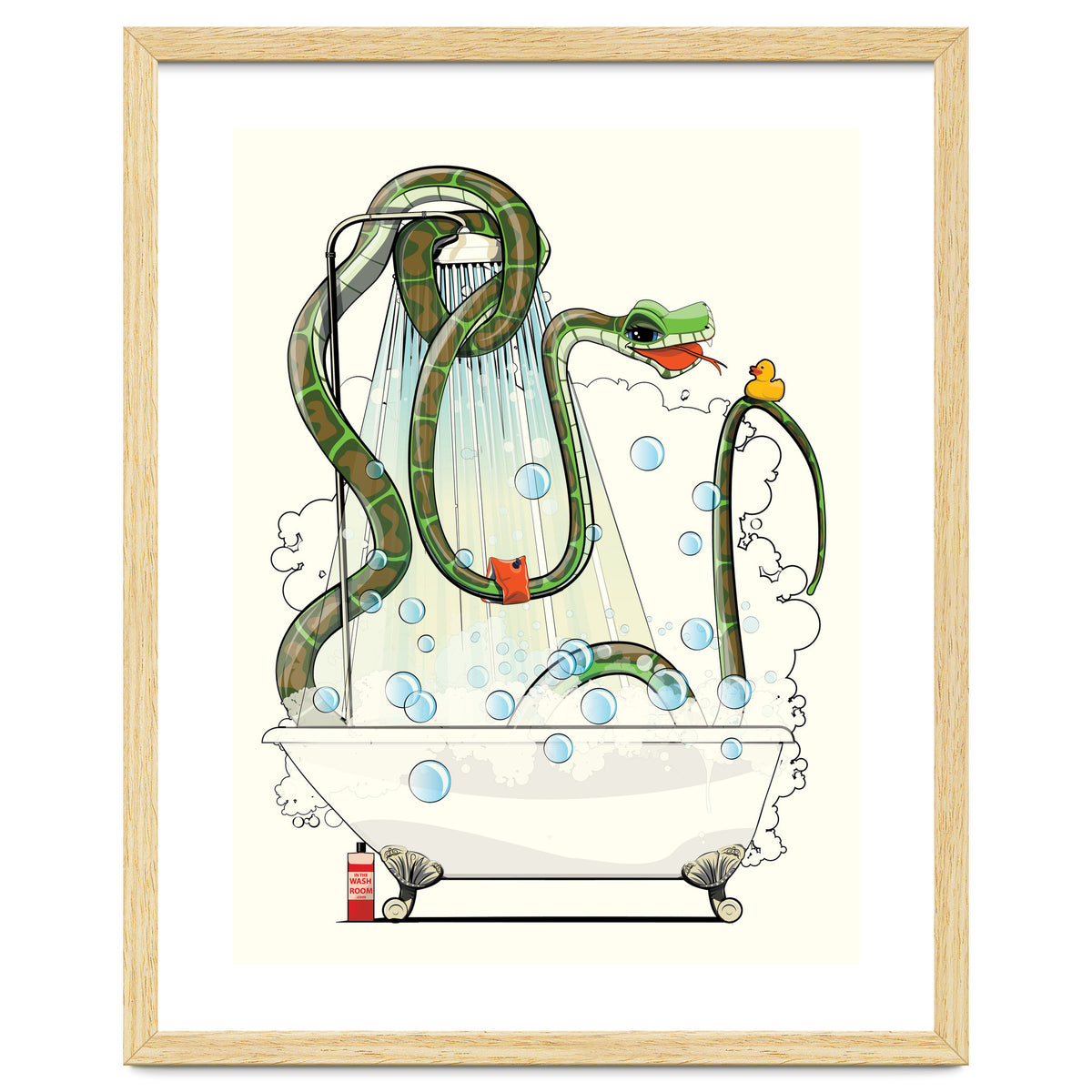 Snake in the Bath, Funny Bathroom Humour