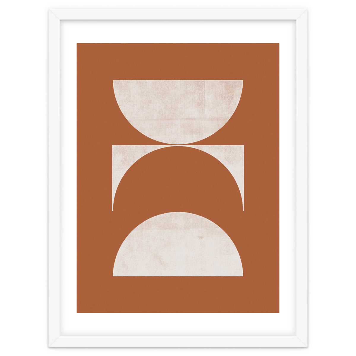 Mid-Century Modern No.21 - Woodblock Print