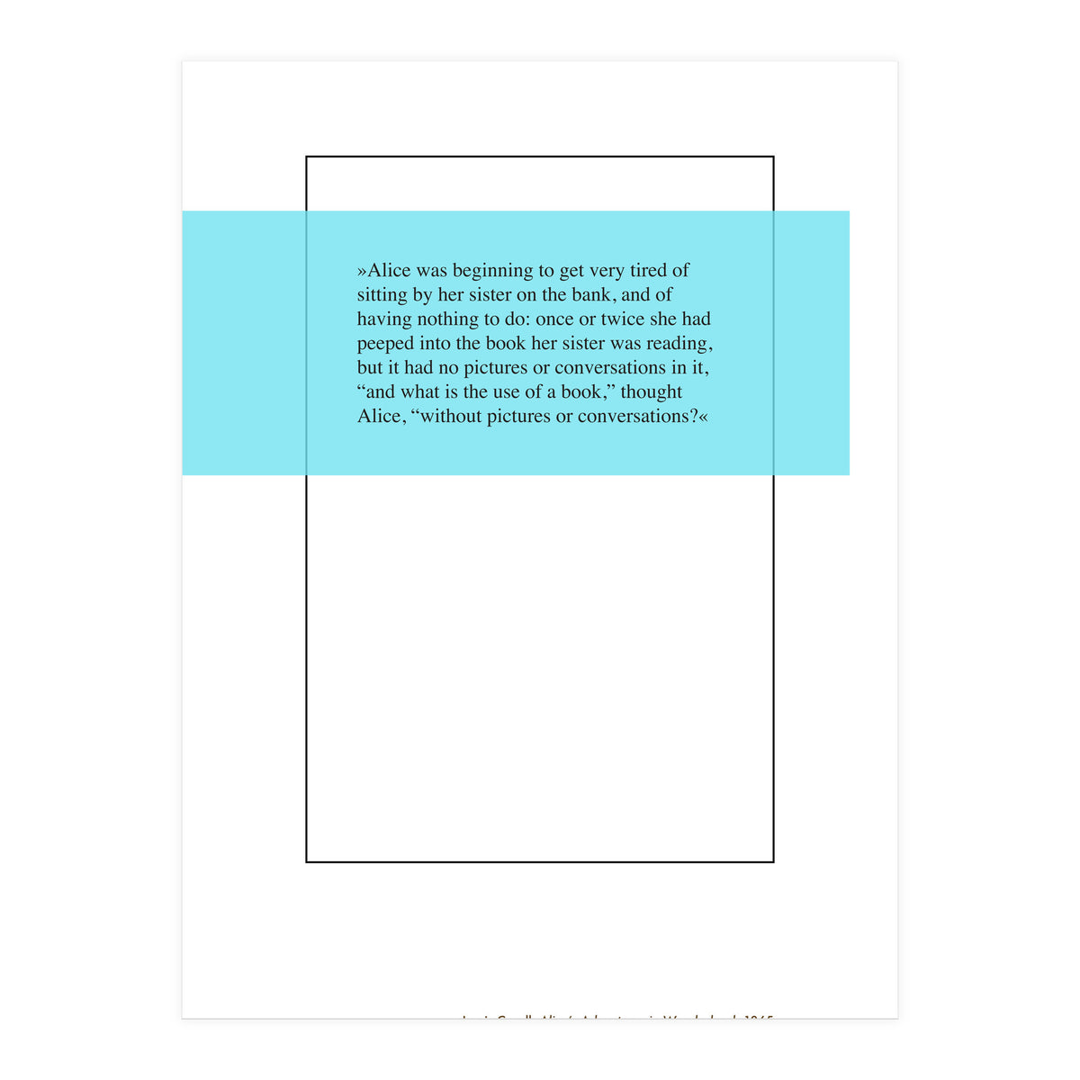 OPENING WONDERLAND (Print Only)