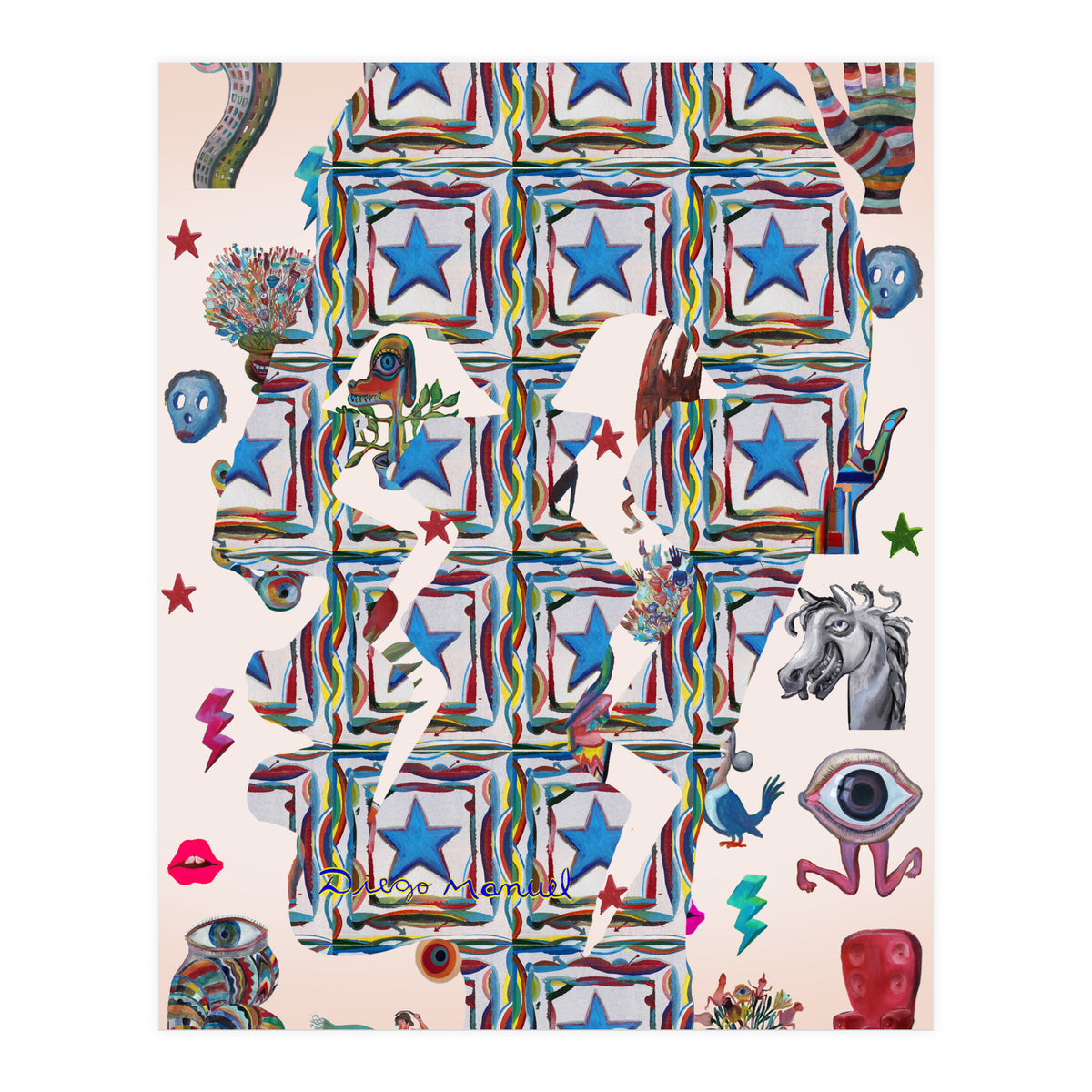 Perfil Con Rayos B 9 (Print Only)