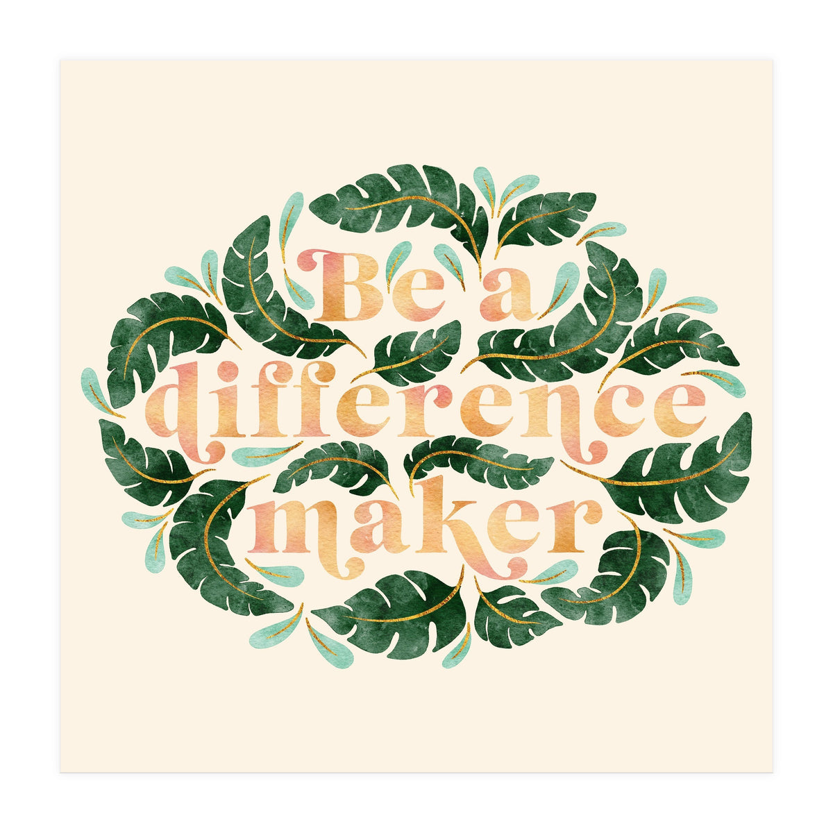 Be A Difference Maker (Print Only)
